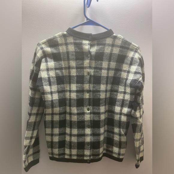 MADEWELL Plaid Button-Back Sweater $98! - Picture 7 of 10